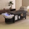 BLACKBED2 Japanese Head Spa Black Full Bed Hybrid Unit Plumbed (inc. Steamer, Steamer Hood & Water Heater)