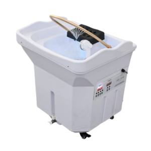 White Portable 60L Tank Unit Non-Plumbed (inc. Steamer, Steamer Hood and 2 x water heaters)