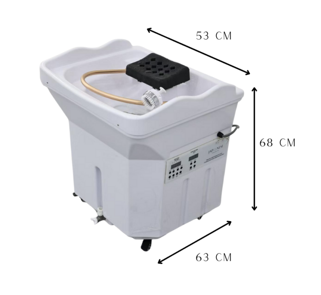 White Portable 60L Tank Unit Non-Plumbed (inc. Steamer, Steamer Hood and 2 x water heaters)