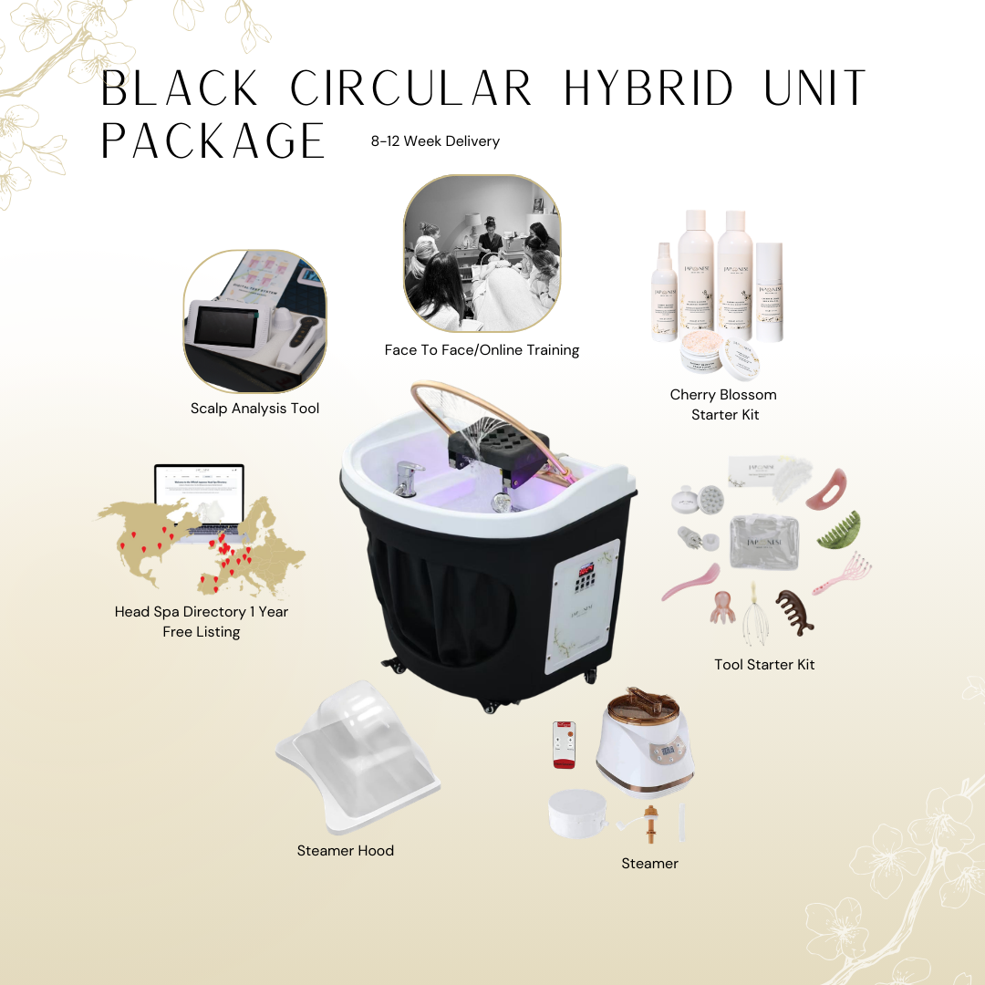 Black Circular Hybrid Unit Plumbed with Face-To-Face Training | Show Offer