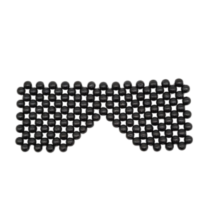 Round Metal Bead Eye Mask