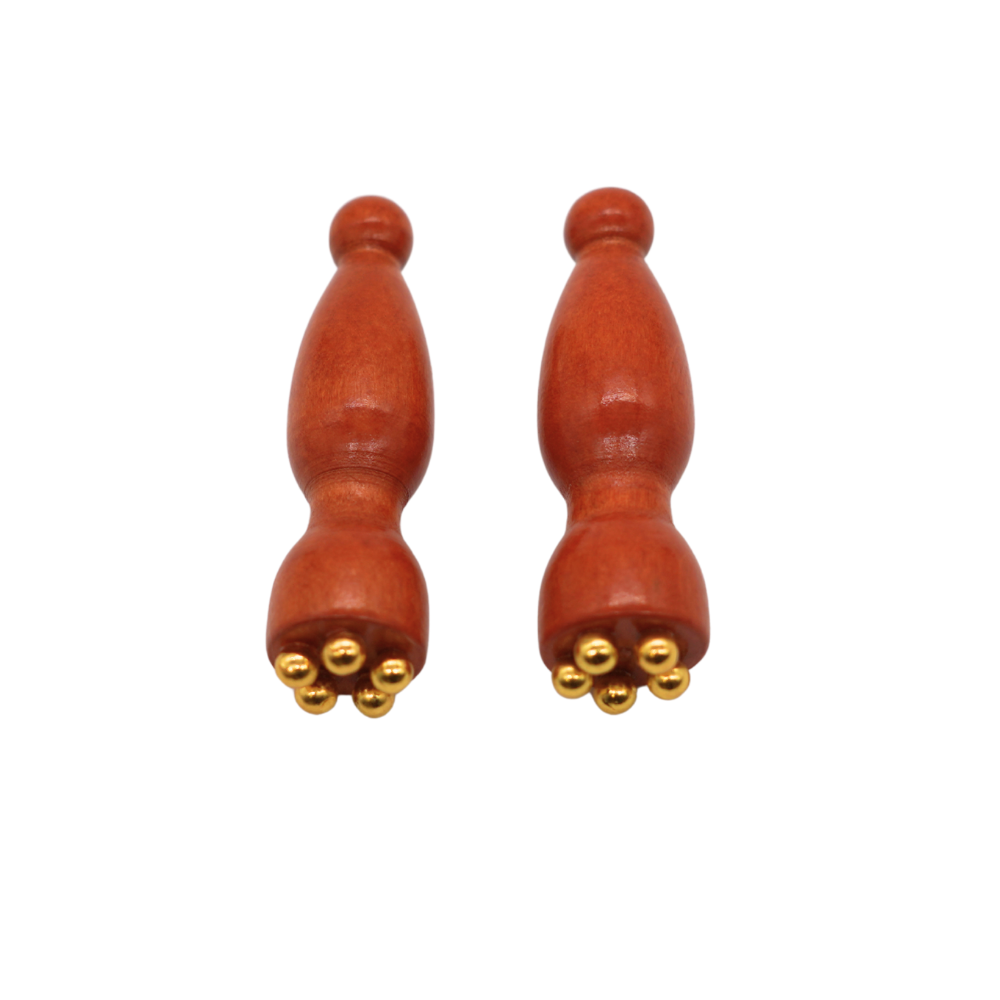 Wooden Face and Eye Pressure Point Massager