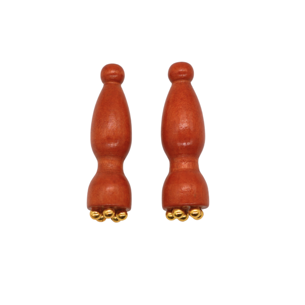 Wooden Face and Eye Pressure Point Massager