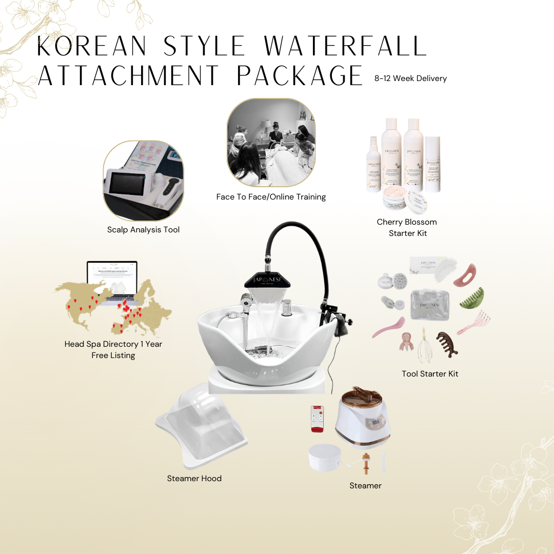Korean Style Waterfall Attachment with Online Training | Show Offer