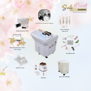 120 japanese head spa business package