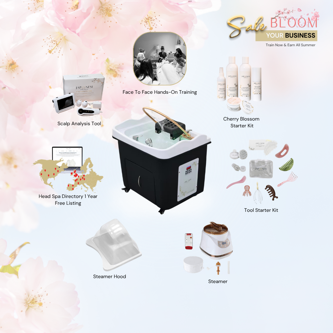 japanese head spa business package
