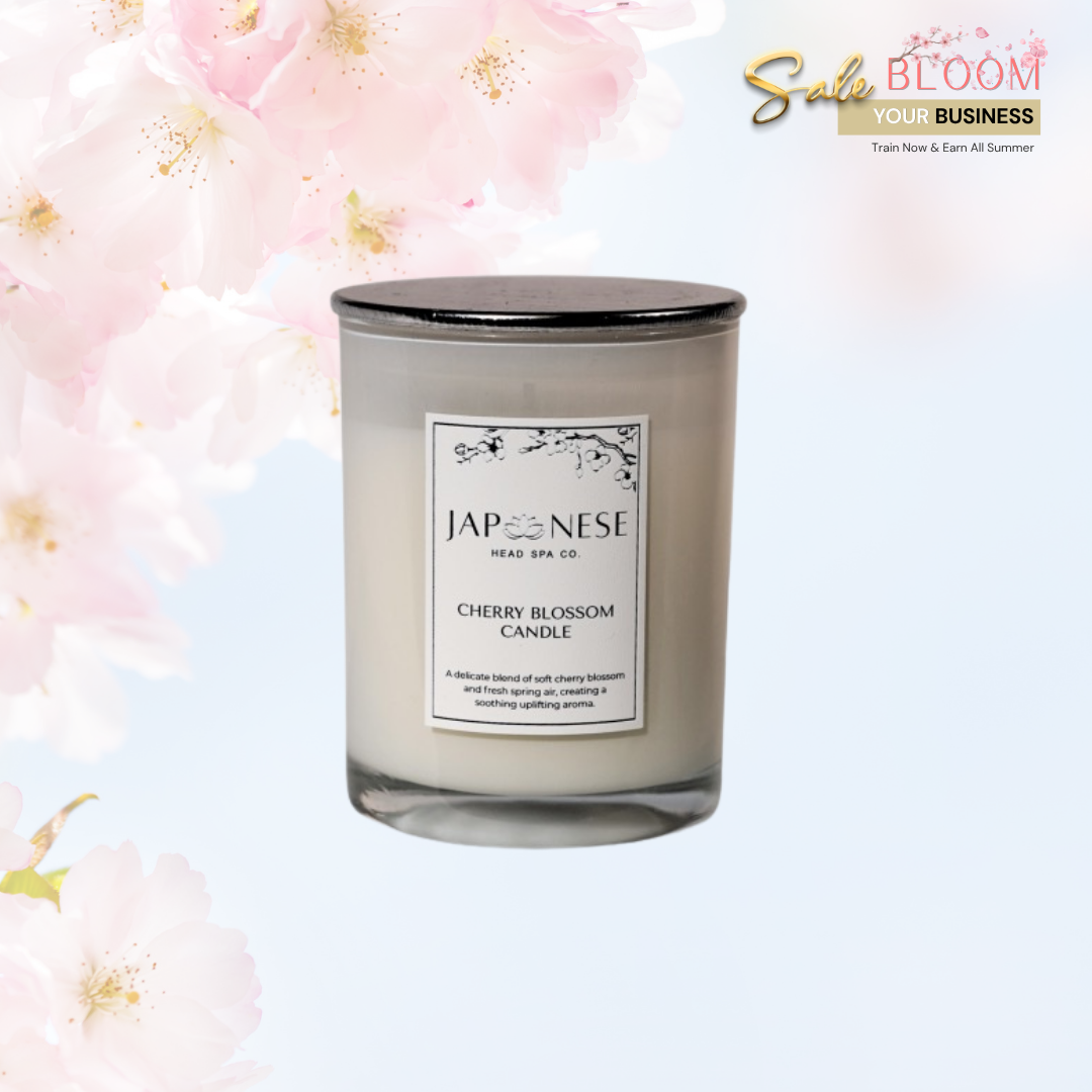 cherry blossom candle