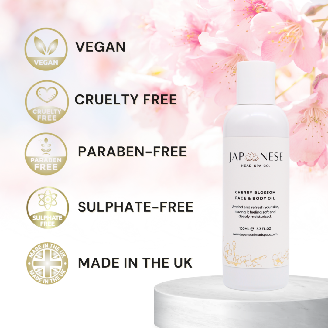 JAPANESE HEAD SPA CO - CHERRY BLOSSOM FACE & BODY OIL 100 ML