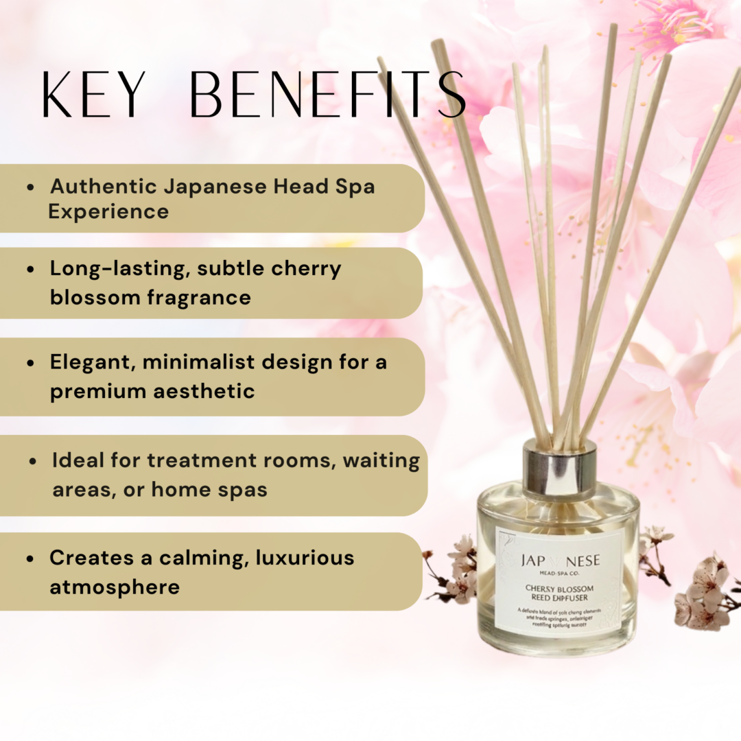 67 SPRING SALE: JAPANESE HEAD SPA CO - CHERRY BLOSSOM REED DIFFUSER