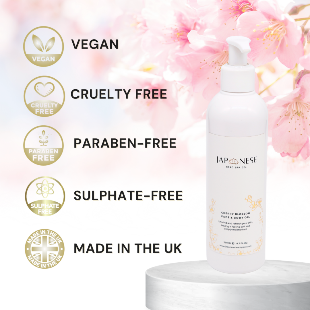 JAPANESE HEAD SPA CO - CHERRY BLOSSOM FACE & BODY OIL 250 ML