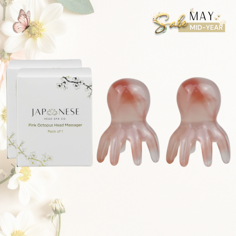 MAY SALE: BUY 1 GET 1 FREE- PINK OCTOPUS SCALP MASSAGER