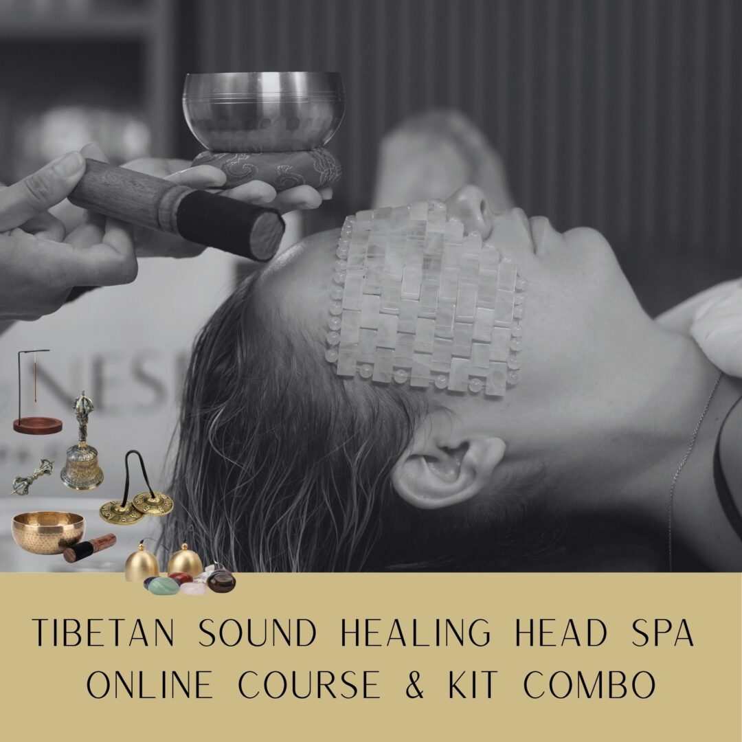 ONLINE Tibetan Sound Healing Head Spa Course & Kit Combo